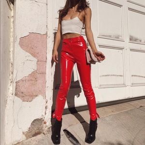 التدخل امتنع توضيح pantaloni rossi lucidi - meubles-benedit.com